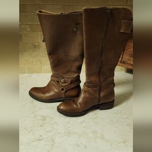 Stylish Brown Over the Knee Boots